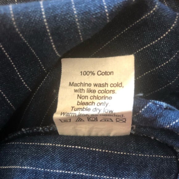 J Crew Striped Denim Dress Size 00 - Picture 5 of 6